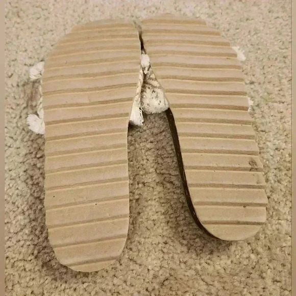 Mardelagua Bohemian Slide On Sandals Shoes Tan Beige Size 7 - Picture 5 of 6